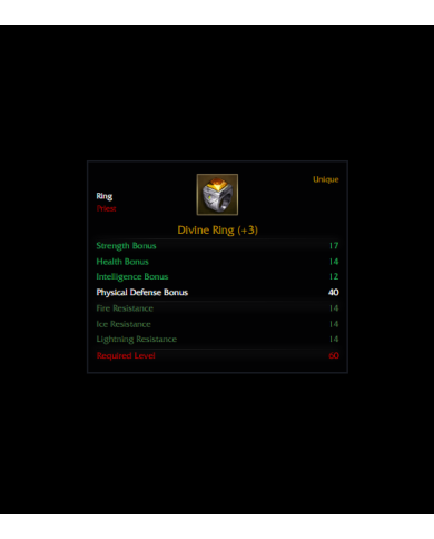 Divine ring +3