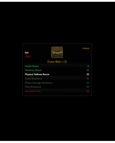 +3 ELVEN BELT