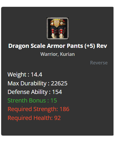 +5 Reverse Dragon Set