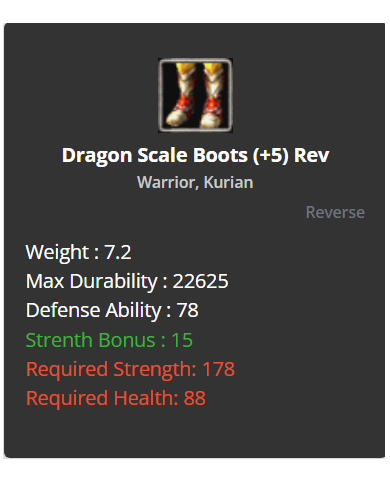 +5 Reverse Dragon Set