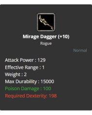 +10 Mirage Dagger