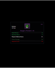 +4 Ranger's Pendant