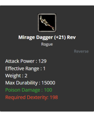 +10 Mirage Dagger