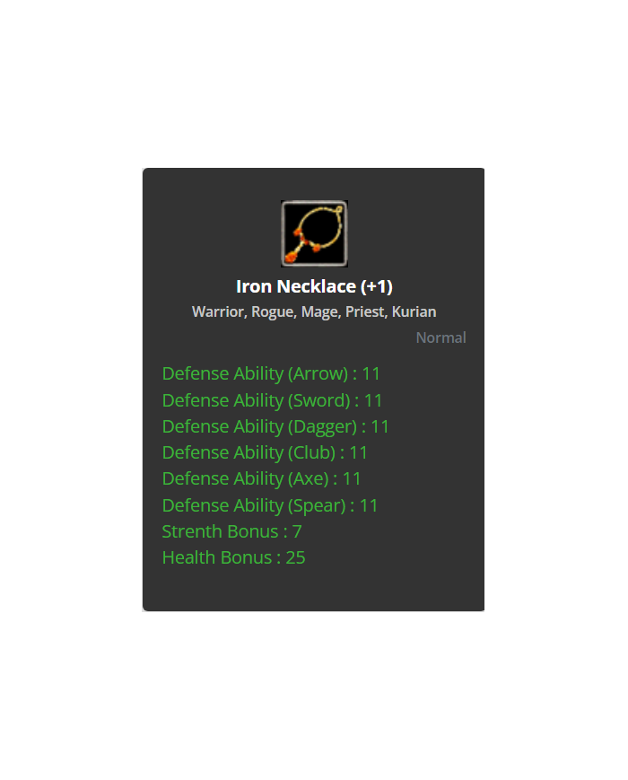 +1 Iron Neck
