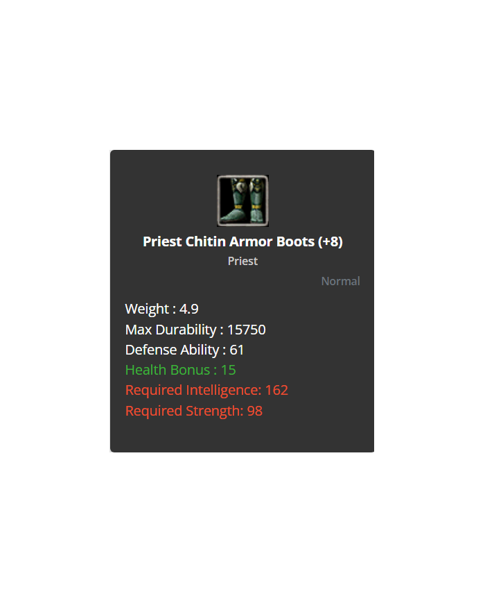 pri chitin set