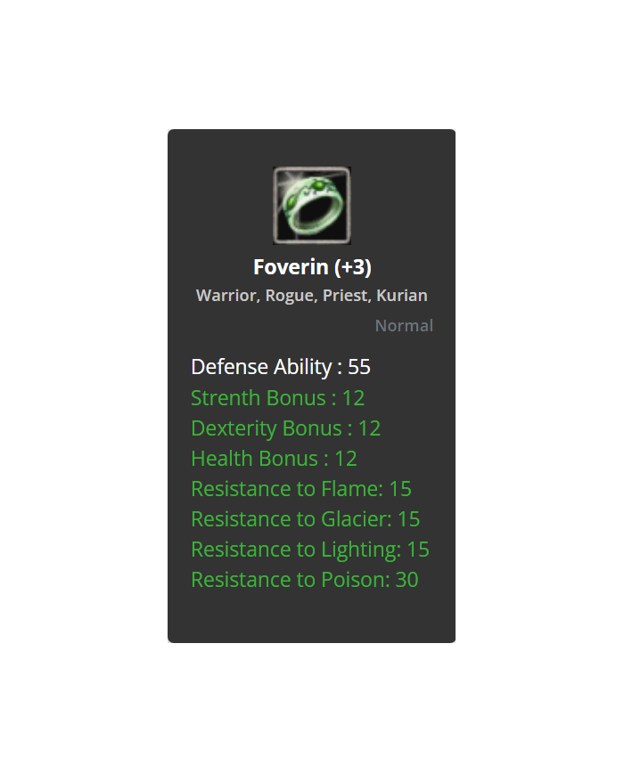+3 Foverin Ring