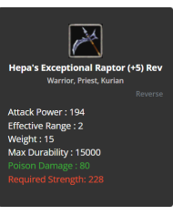 +14 Mirage Dagger