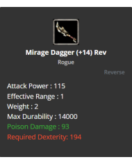 +14 Mirage Dagger
