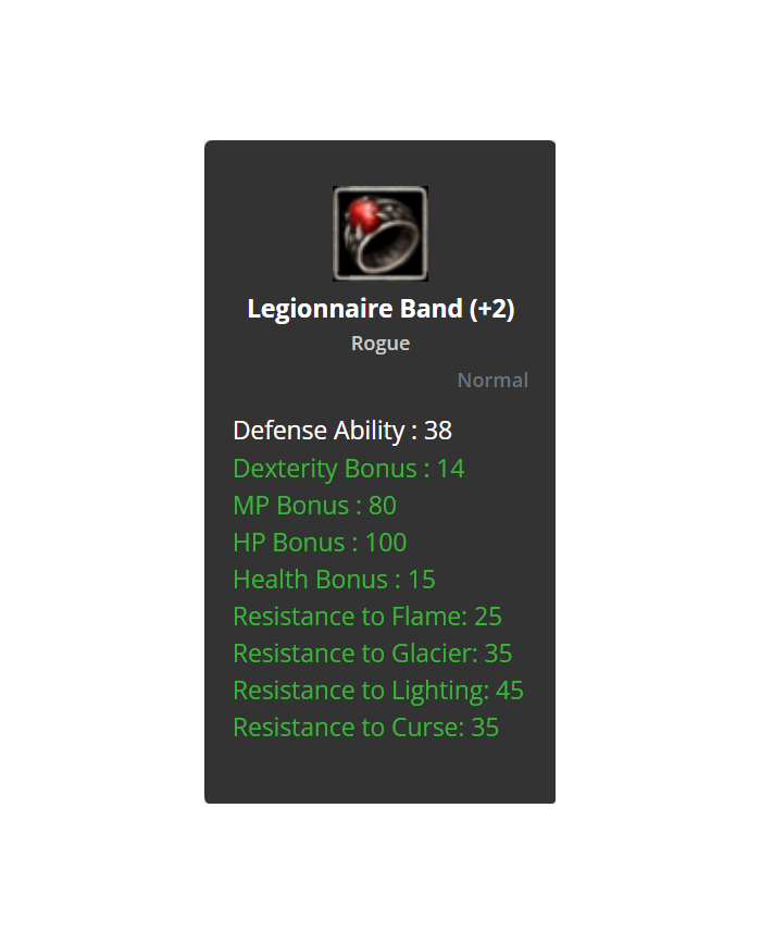 +2 LegionnaireBand