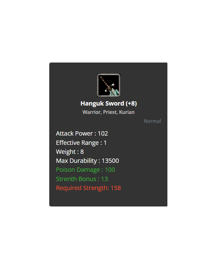 +8 Hanguk Sword