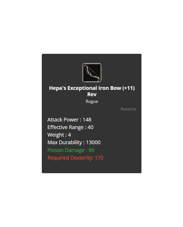 +11 Hepa Exp İron Bow