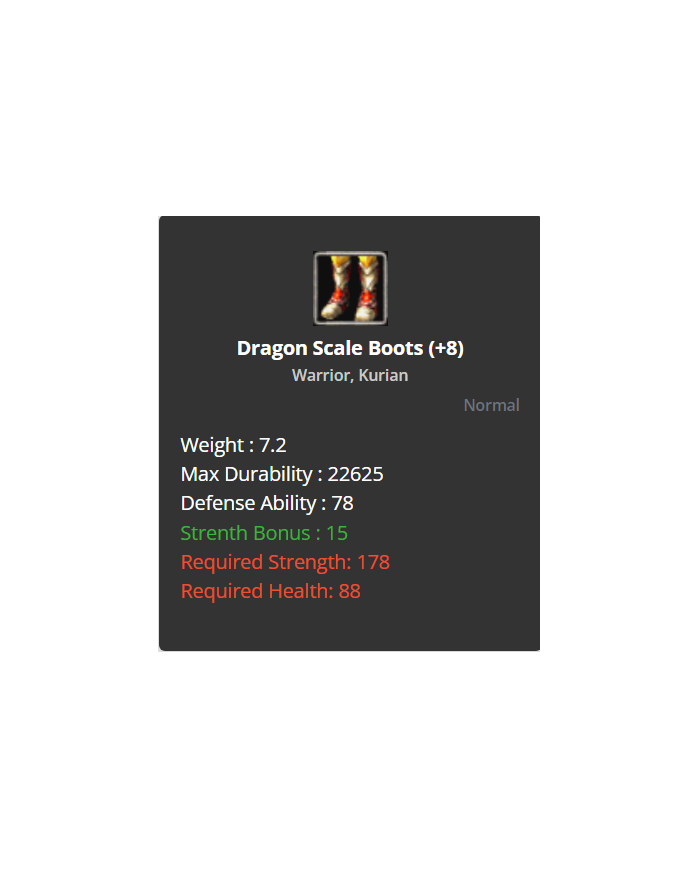 +8 Dragon Scale Set