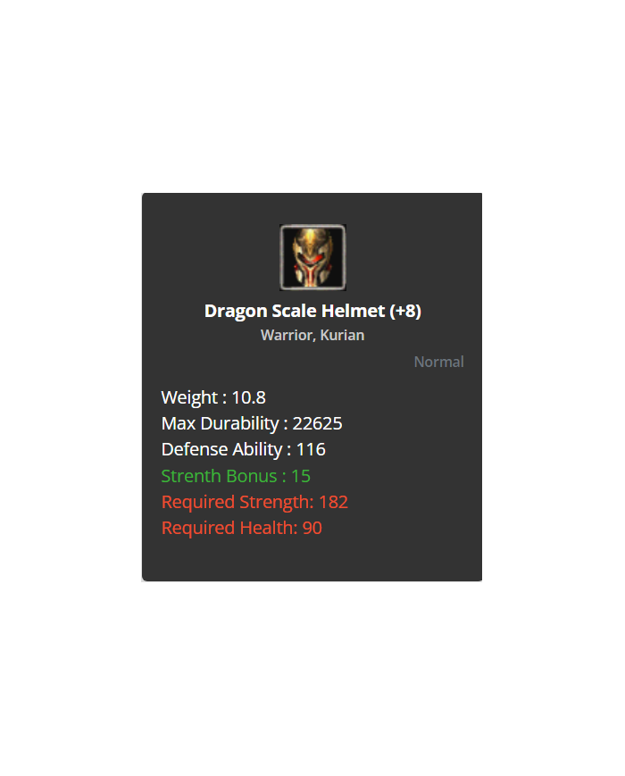 +8 Dragon Scale Set