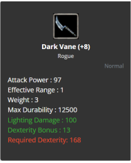 +8 Dark Vane