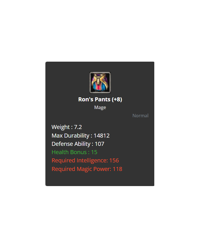 +8 Ron Set