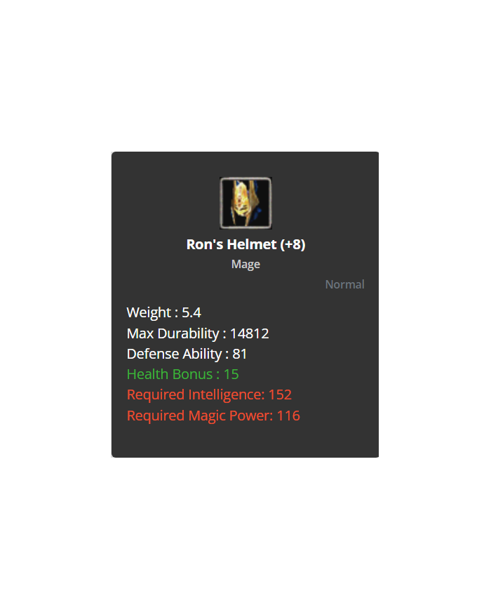 +8 Ron Set