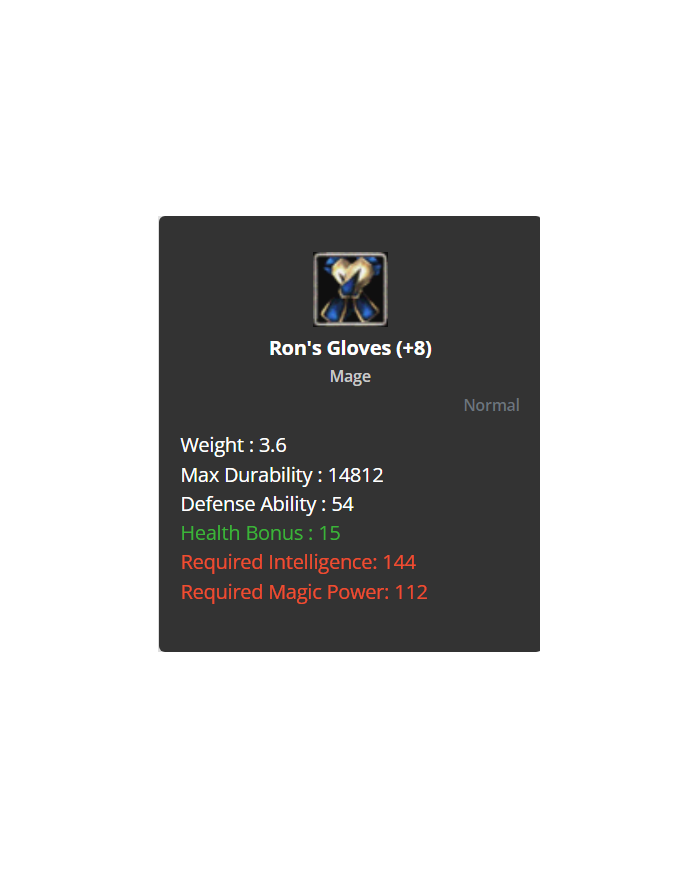 +8 Ron Set