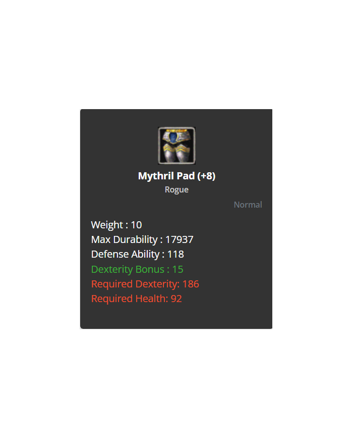 +8 Mythril Pad