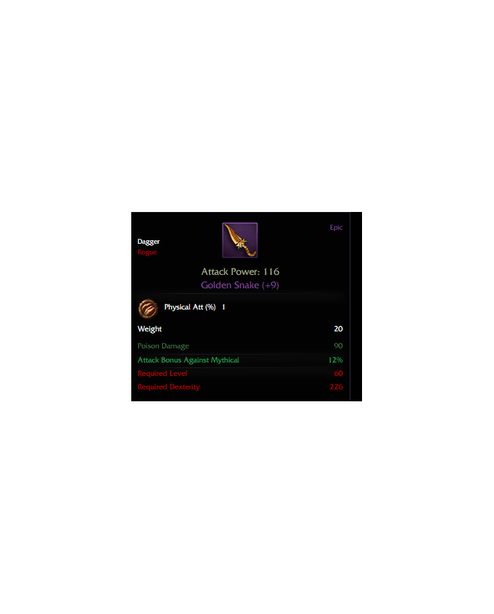 +9 Golden Snake