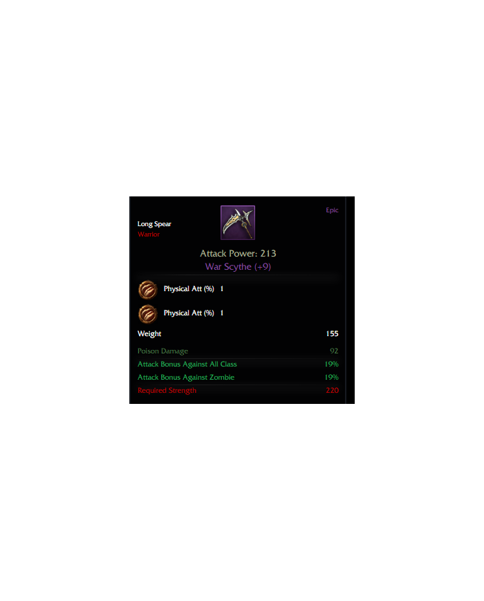 +9 War Scythe