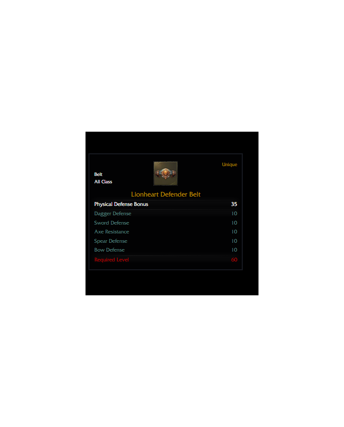 Lionheart Defender Belt
