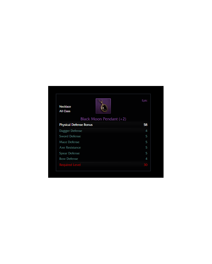 +2 BLACK MOON PENDAT