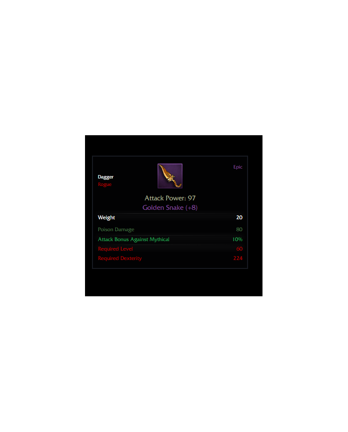 +8 Golden Snake