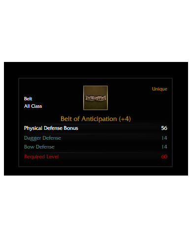 +4 Belt Of Anti