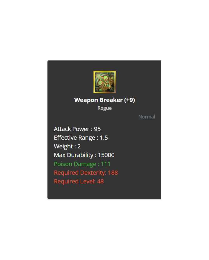+9 Weapn Breaker