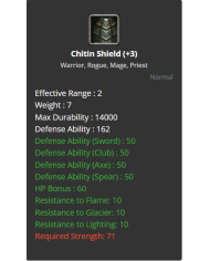 +3 Chitin Shield