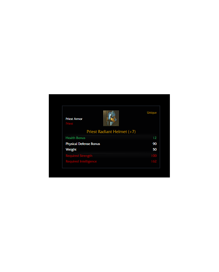 +7 Priest Radiant Set 