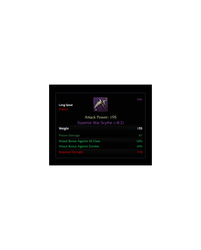 Superior War Scythe 8,2 195AP