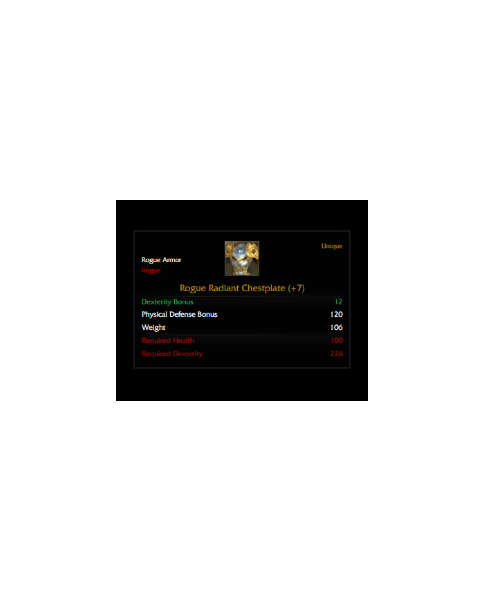 +7 ROGUE RADİANT SET