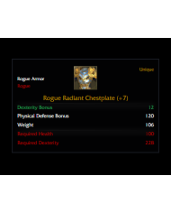 +7 ROGUE RADİANT SET