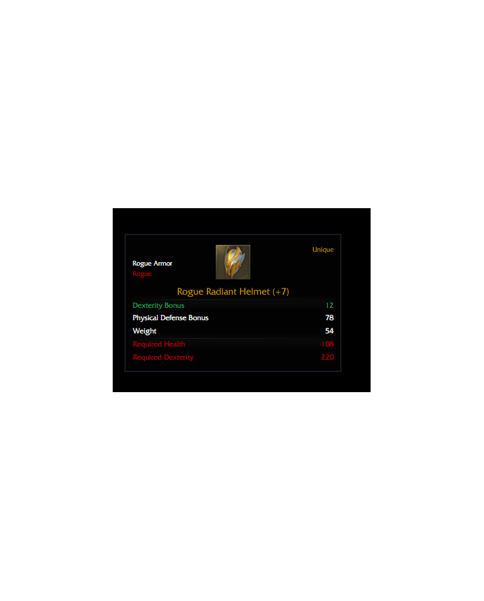+7 ROGUE RADİANT SET