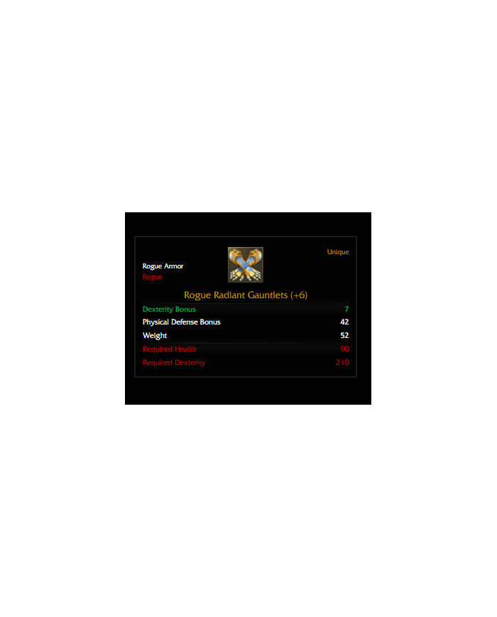 +7 ROGUE RADİANT SET