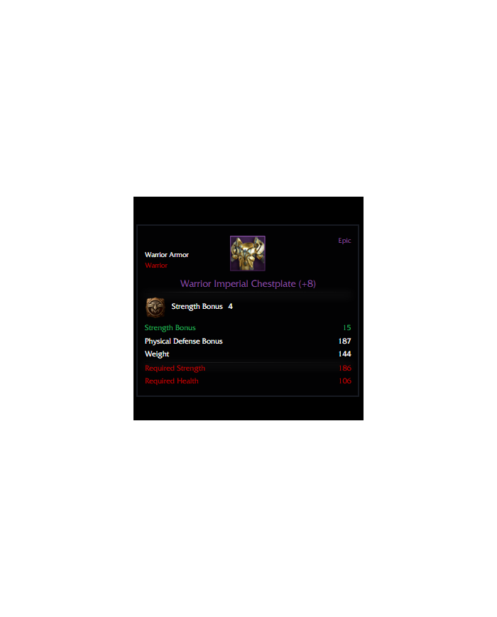 Warrior Imperial +8 SET
