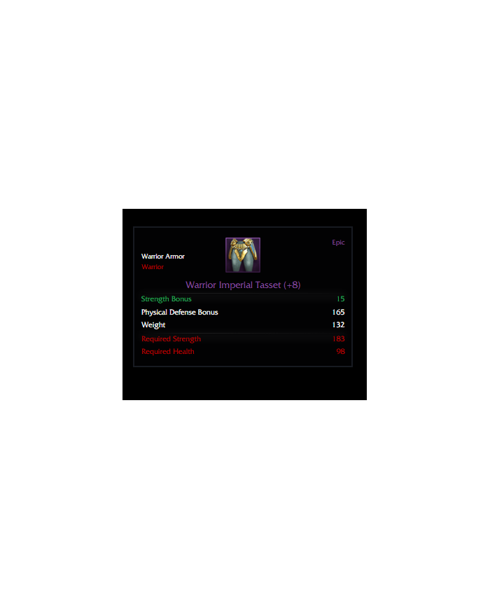 Warrior Imperial +8 SET