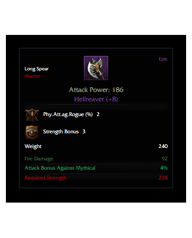 Hellreaver +8