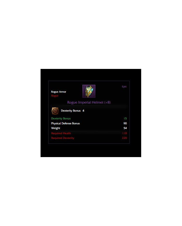 ROGUE İMPERİAL +8 SET (15 DEX)