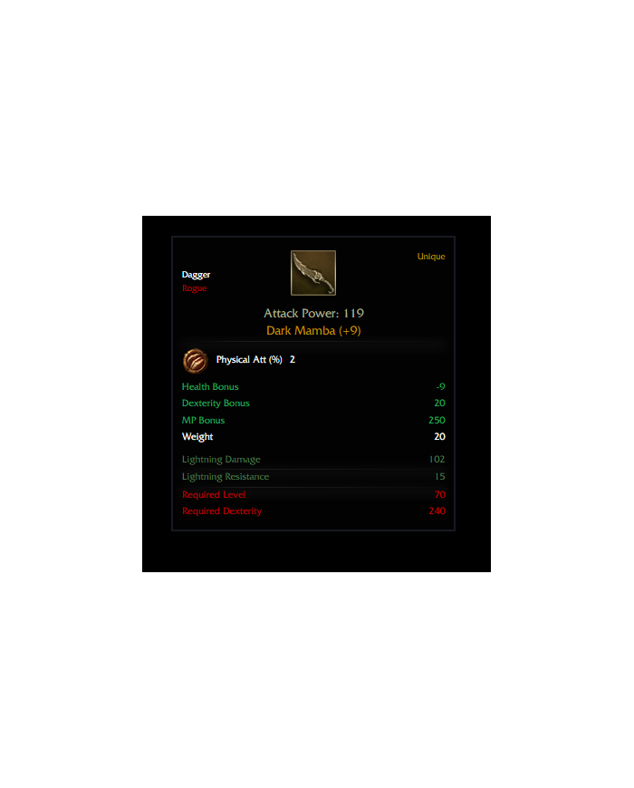 +9 DARK MAMBA  2 PYS