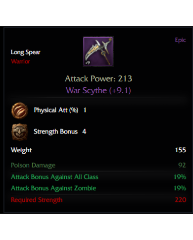 WAR SC +9.1 ( PSY 1 ) ( STR4 )