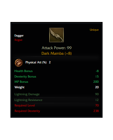 Dark Mamba +8 Psy 2