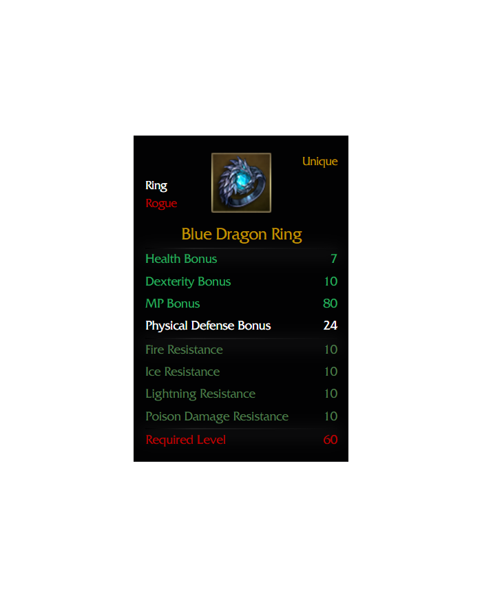Blue dragon 3 parça set