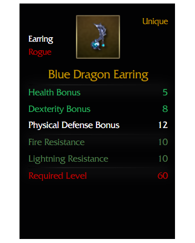 Blue dragon 3 parça set