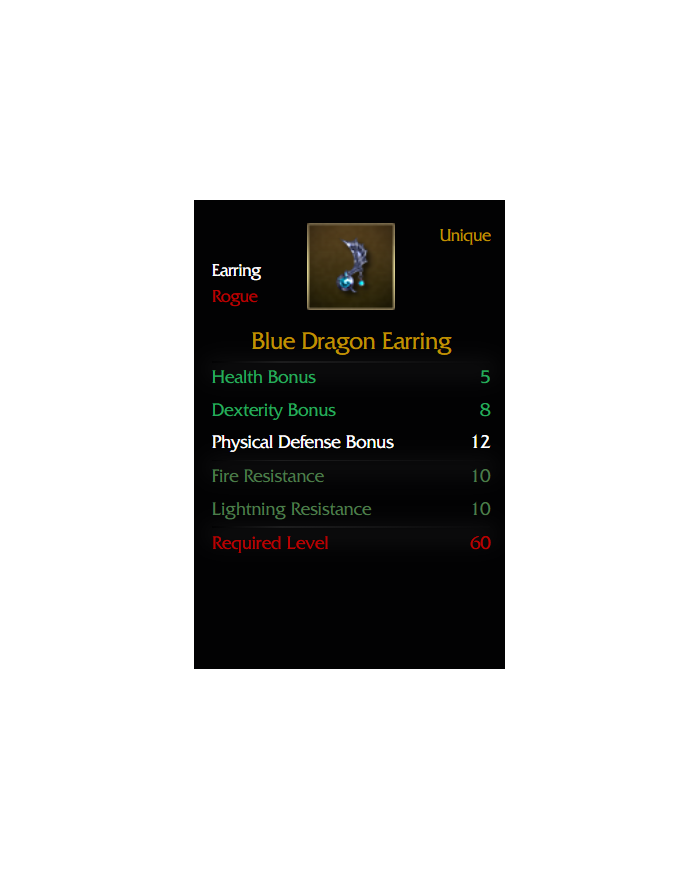 Blue dragon 3 parça set