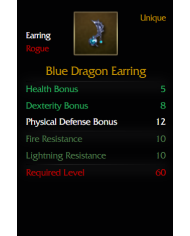 Blue dragon 3 parça set