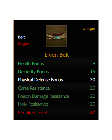 elven beklt 