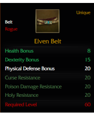 elven beklt 
