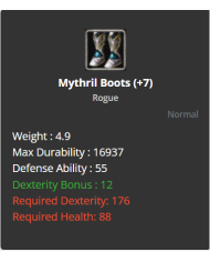 Mythril Set +8 Set